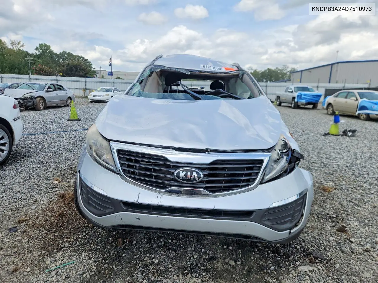 2013 Kia Sportage Lx VIN: KNDPB3A24D7510973 Lot: 61971066