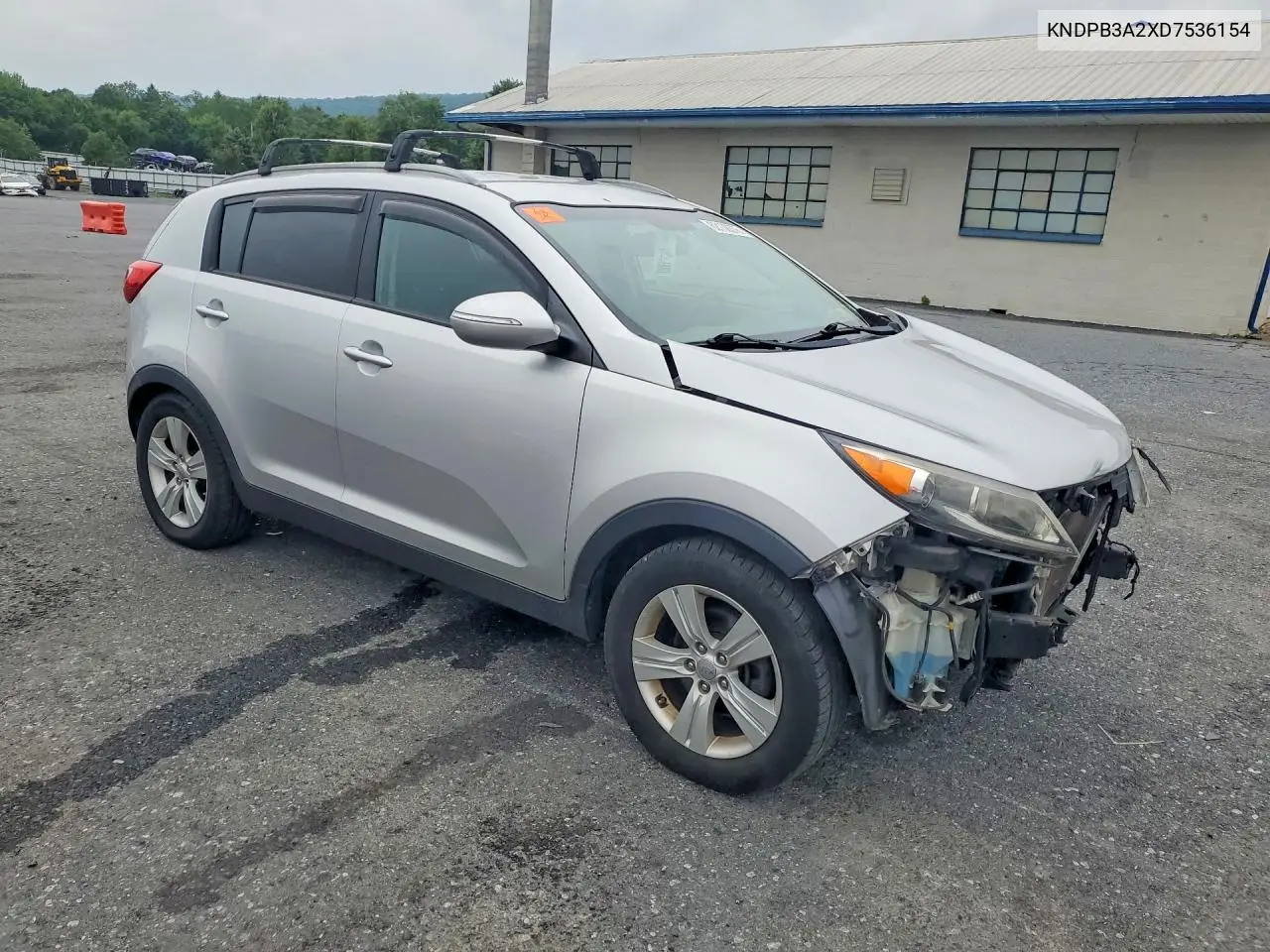 2013 Kia Sportage Lx VIN: KNDPB3A2XD7536154 Lot: 62138376