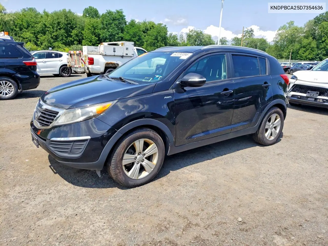 2013 Kia Sportage Lx VIN: KNDPBCA25D7354636 Lot: 62233396