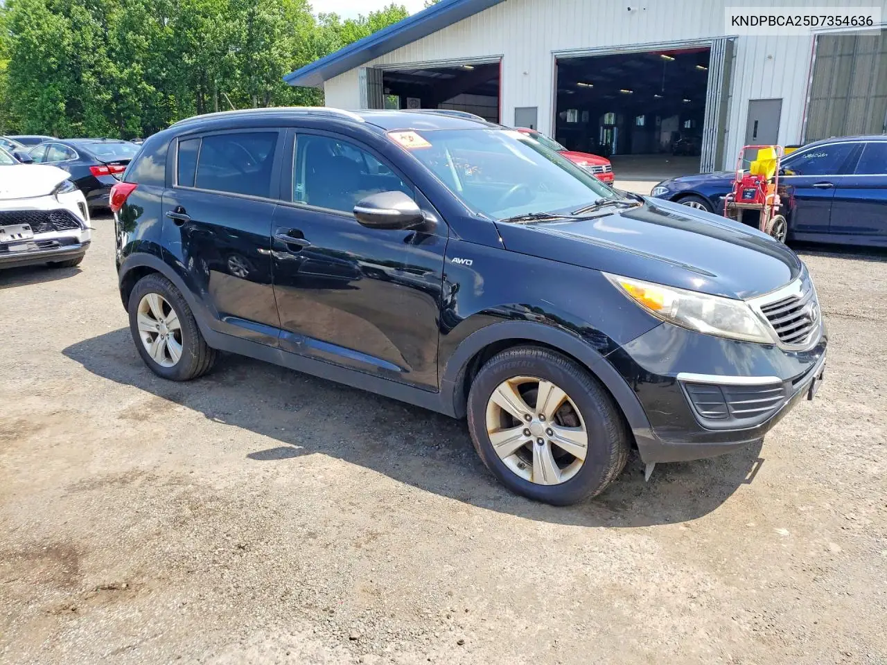 2013 Kia Sportage Lx VIN: KNDPBCA25D7354636 Lot: 62233396