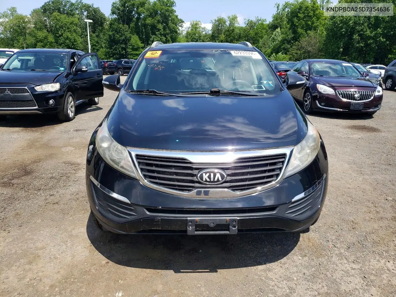 2013 Kia Sportage Lx VIN: KNDPBCA25D7354636 Lot: 62233396