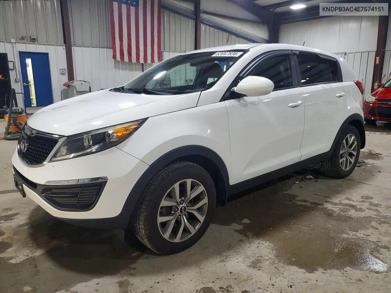 2014 Kia Sportage Lx VIN: KNDPB3AC4E7574151 Lot: 62047836