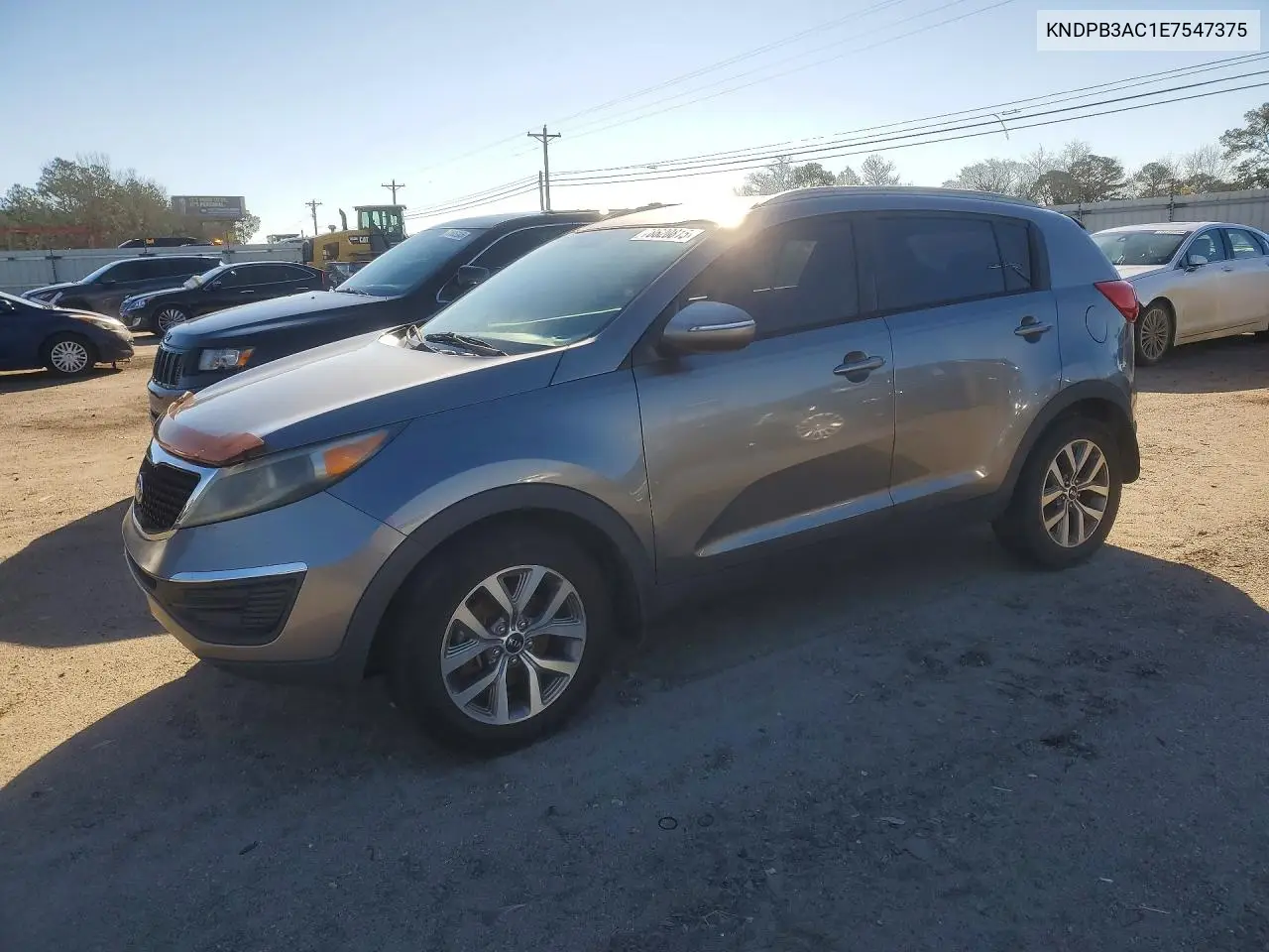 2014 Kia Sportage Base VIN: KNDPB3AC1E7547375 Lot: 78620815