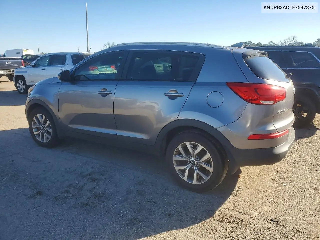 2014 Kia Sportage Base VIN: KNDPB3AC1E7547375 Lot: 78620815