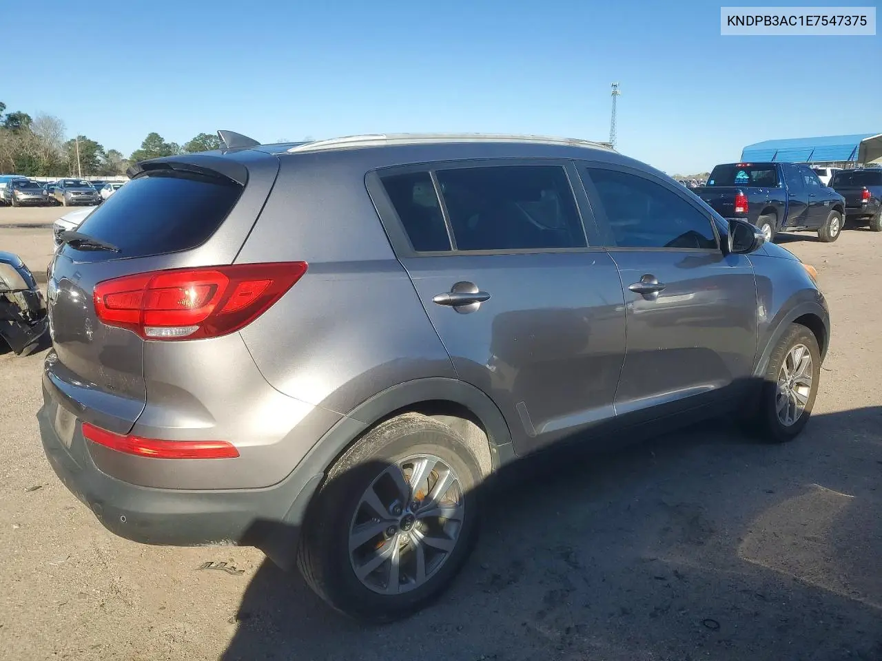 2014 Kia Sportage Base VIN: KNDPB3AC1E7547375 Lot: 78620815