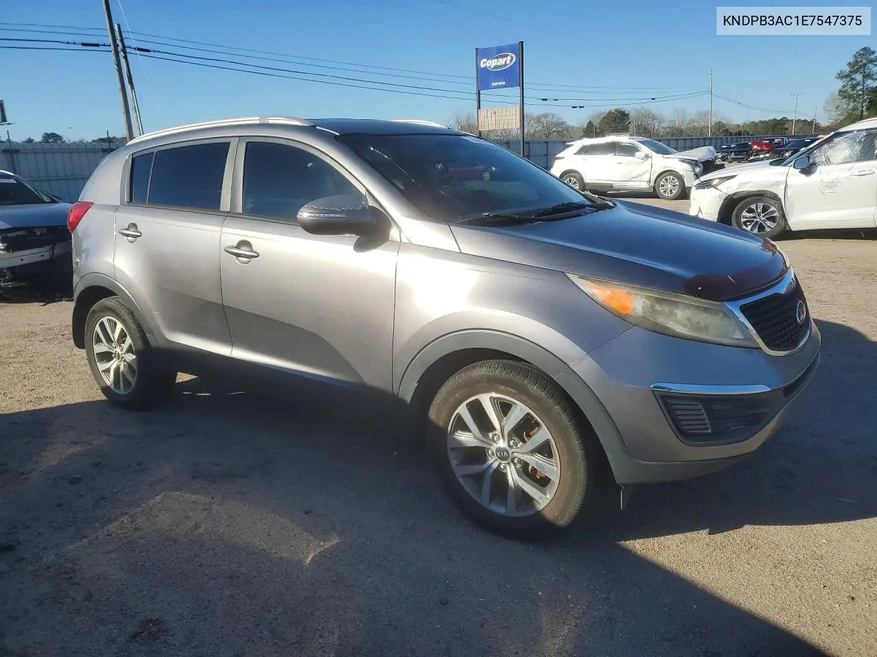 2014 Kia Sportage Base VIN: KNDPB3AC1E7547375 Lot: 78620815