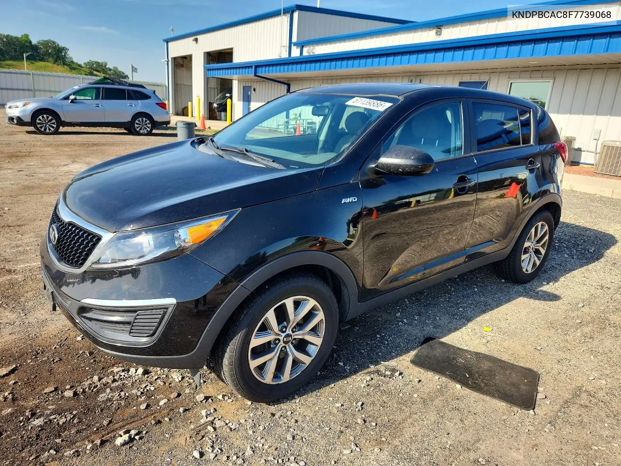 2015 Kia Sportage Lx VIN: KNDPBCAC8F7739068 Lot: 61139886