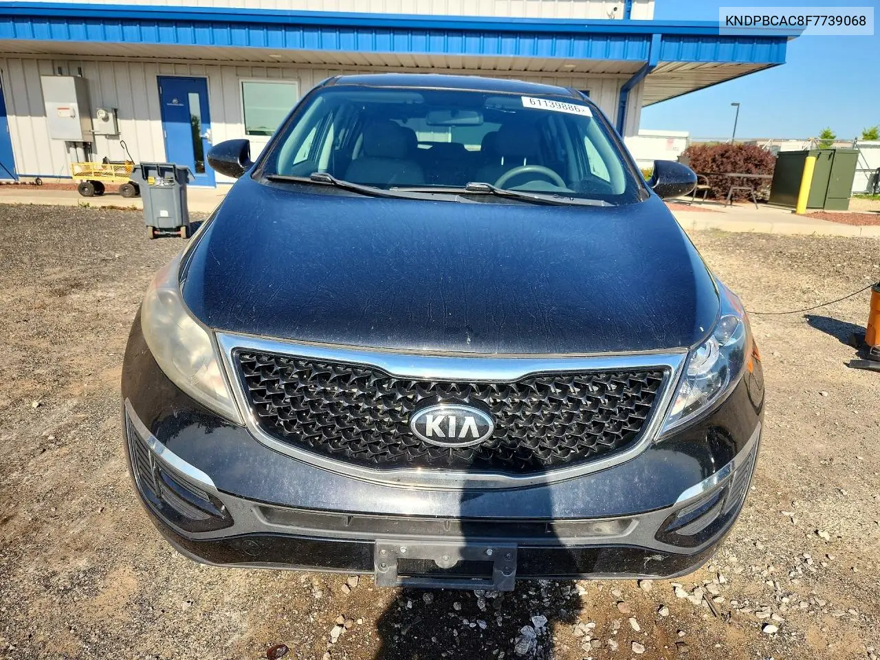 2015 Kia Sportage Lx VIN: KNDPBCAC8F7739068 Lot: 61139886