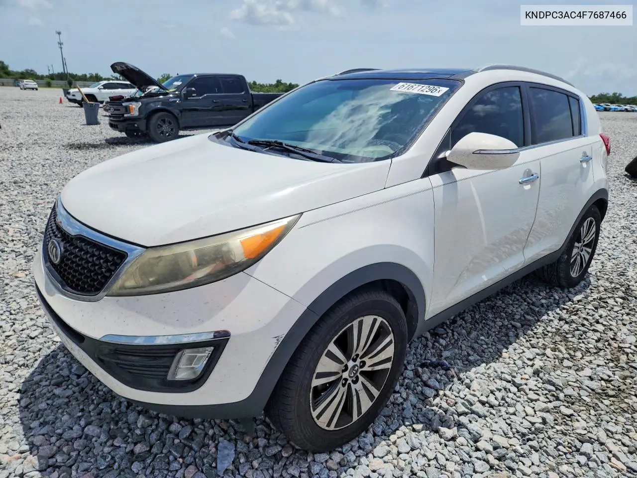 2015 Kia Sportage Ex VIN: KNDPC3AC4F7687466 Lot: 61671296