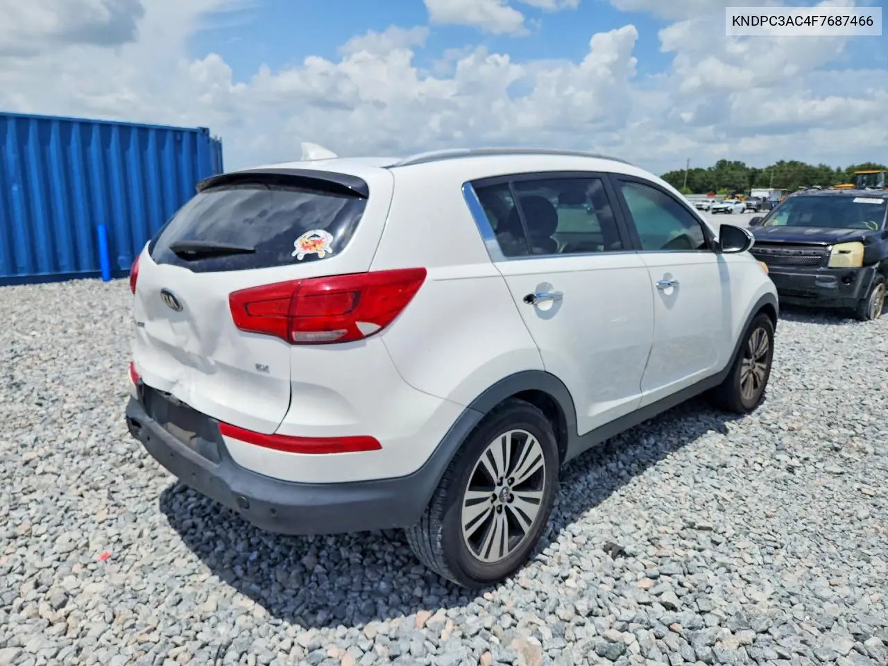 2015 Kia Sportage Ex VIN: KNDPC3AC4F7687466 Lot: 61671296