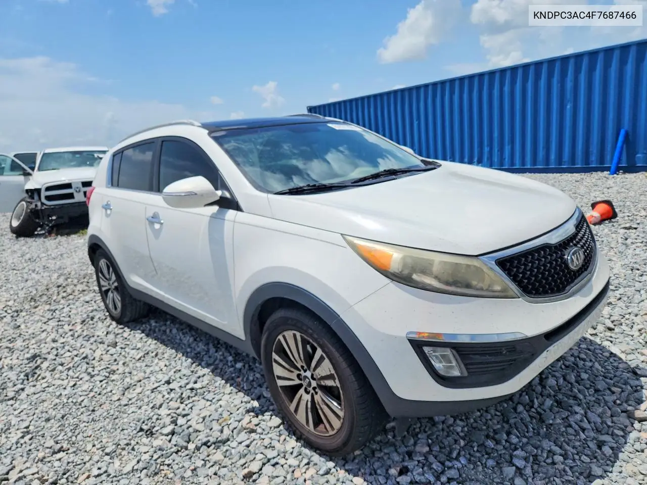 2015 Kia Sportage Ex VIN: KNDPC3AC4F7687466 Lot: 61671296