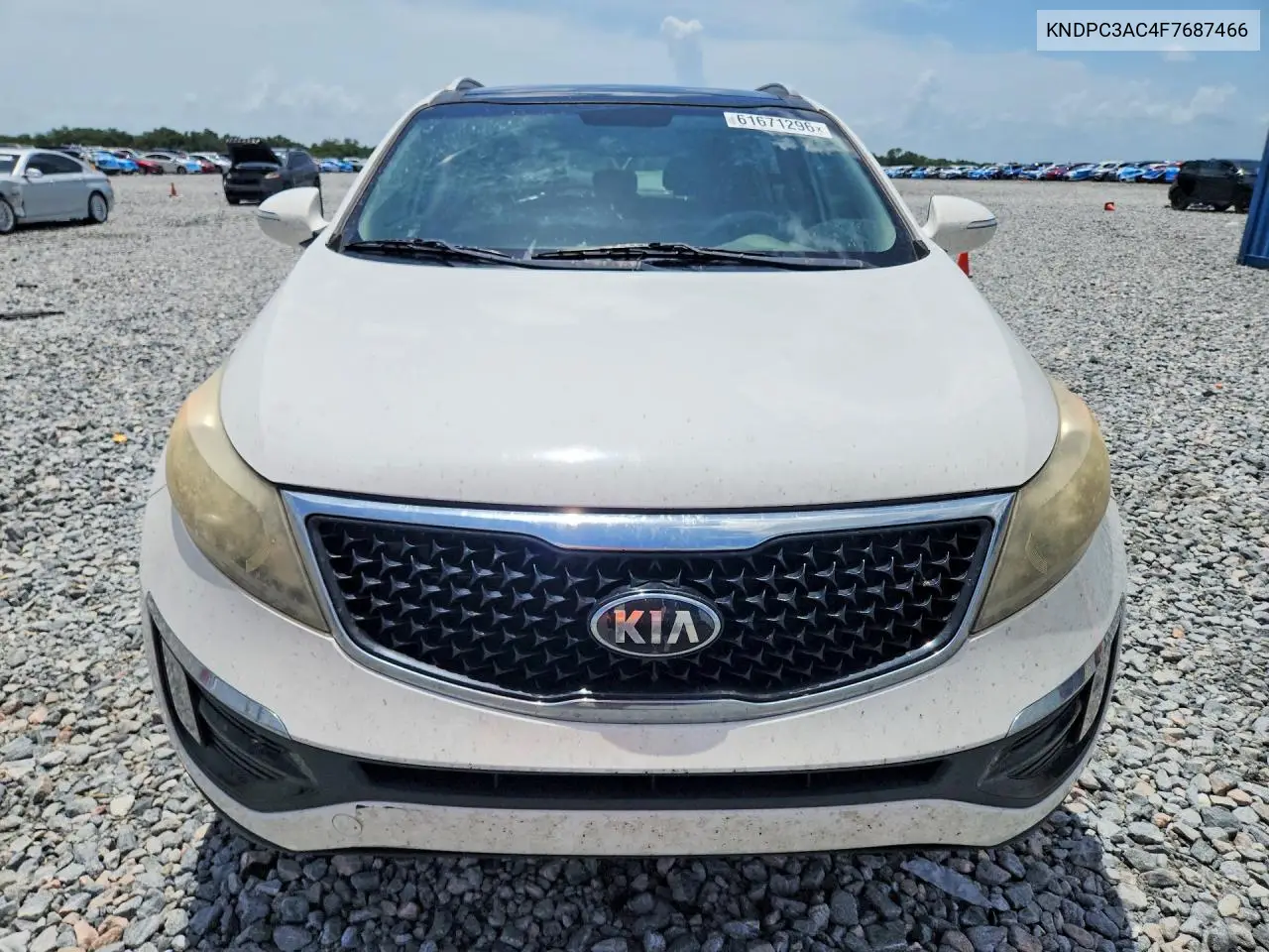 2015 Kia Sportage Ex VIN: KNDPC3AC4F7687466 Lot: 61671296