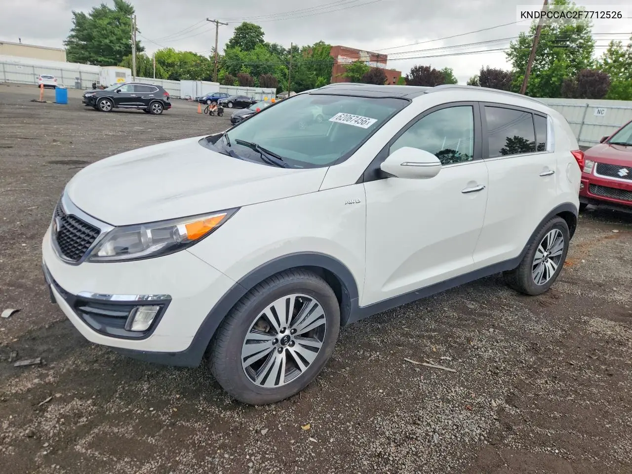 2015 Kia Sportage Ex VIN: KNDPCCAC2F7712526 Lot: 62067456