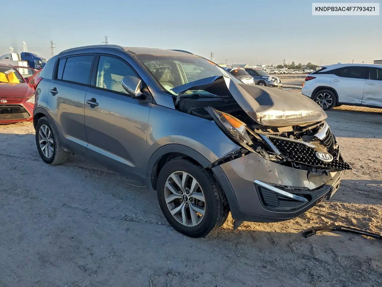 KNDPB3AC4F7793421 2015 Kia Sportage Lx