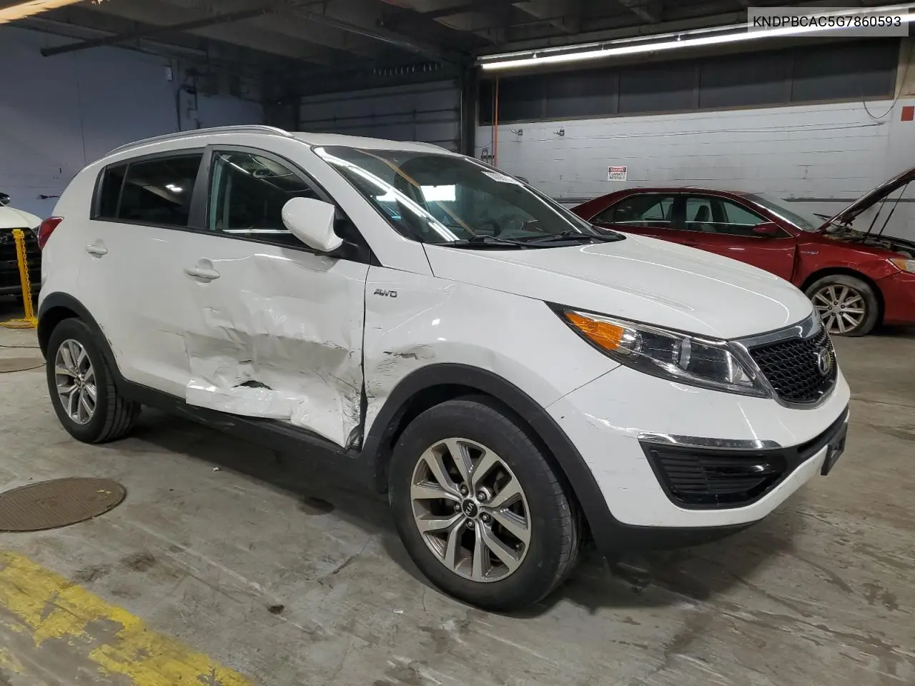 KNDPBCAC5G7860593 2016 Kia Sportage Lx
