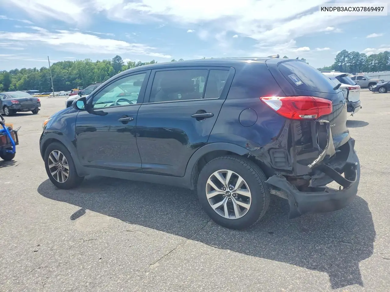 2016 Kia Sportage Lx VIN: KNDPB3ACXG7869497 Lot: 60601756