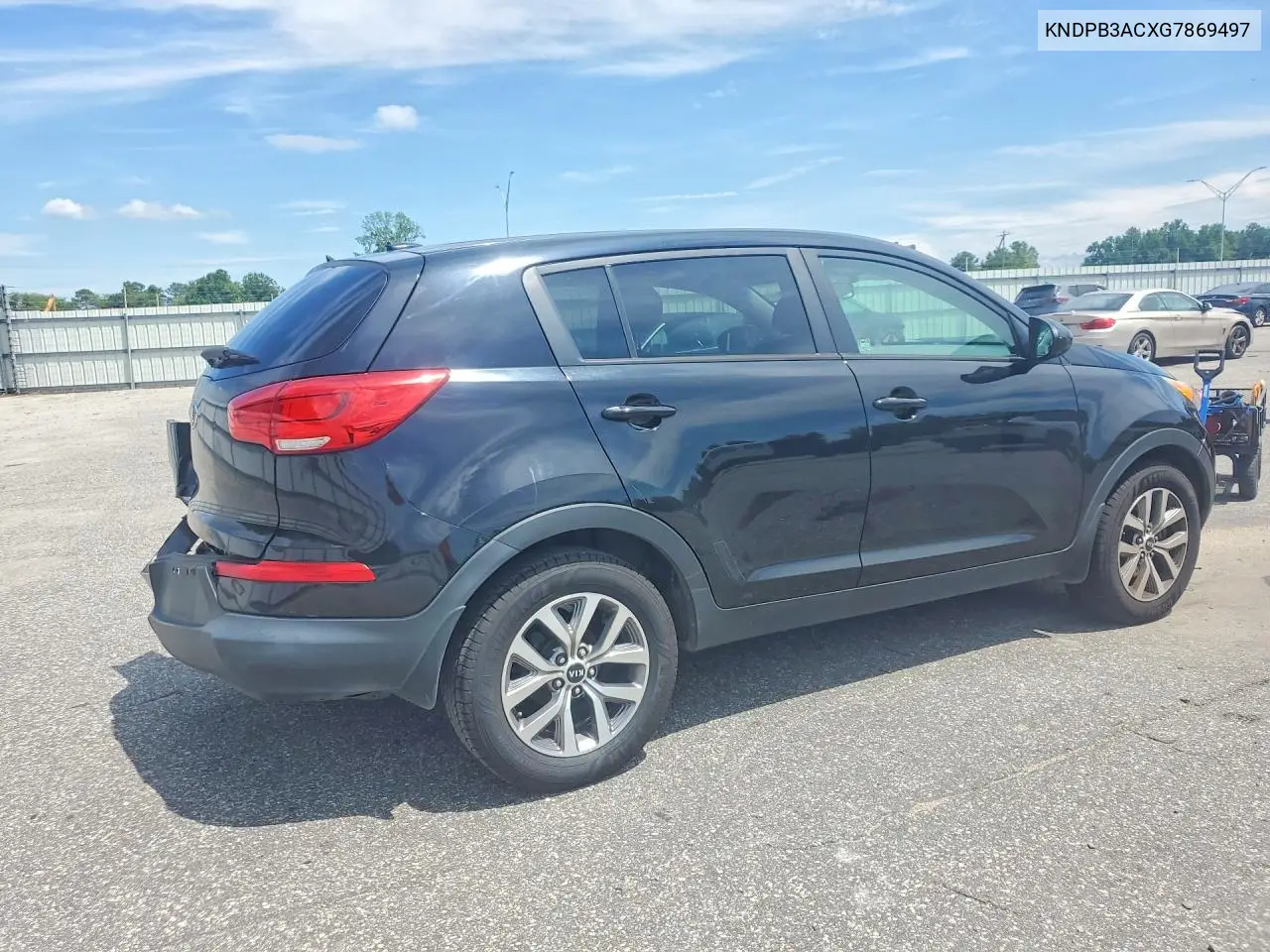 2016 Kia Sportage Lx VIN: KNDPB3ACXG7869497 Lot: 60601756