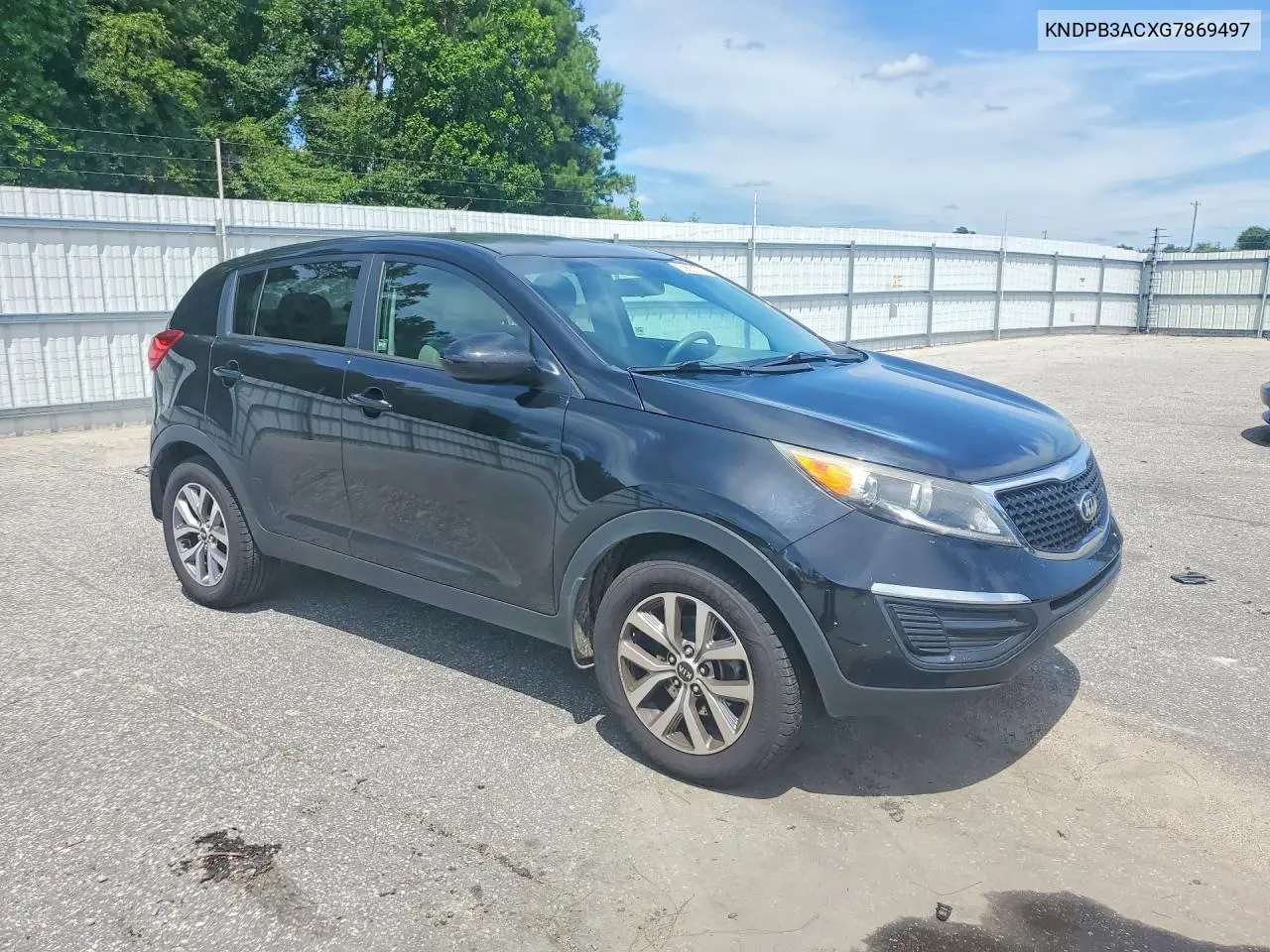 2016 Kia Sportage Lx VIN: KNDPB3ACXG7869497 Lot: 60601756