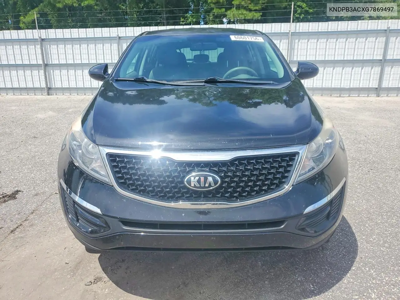 2016 Kia Sportage Lx VIN: KNDPB3ACXG7869497 Lot: 60601756
