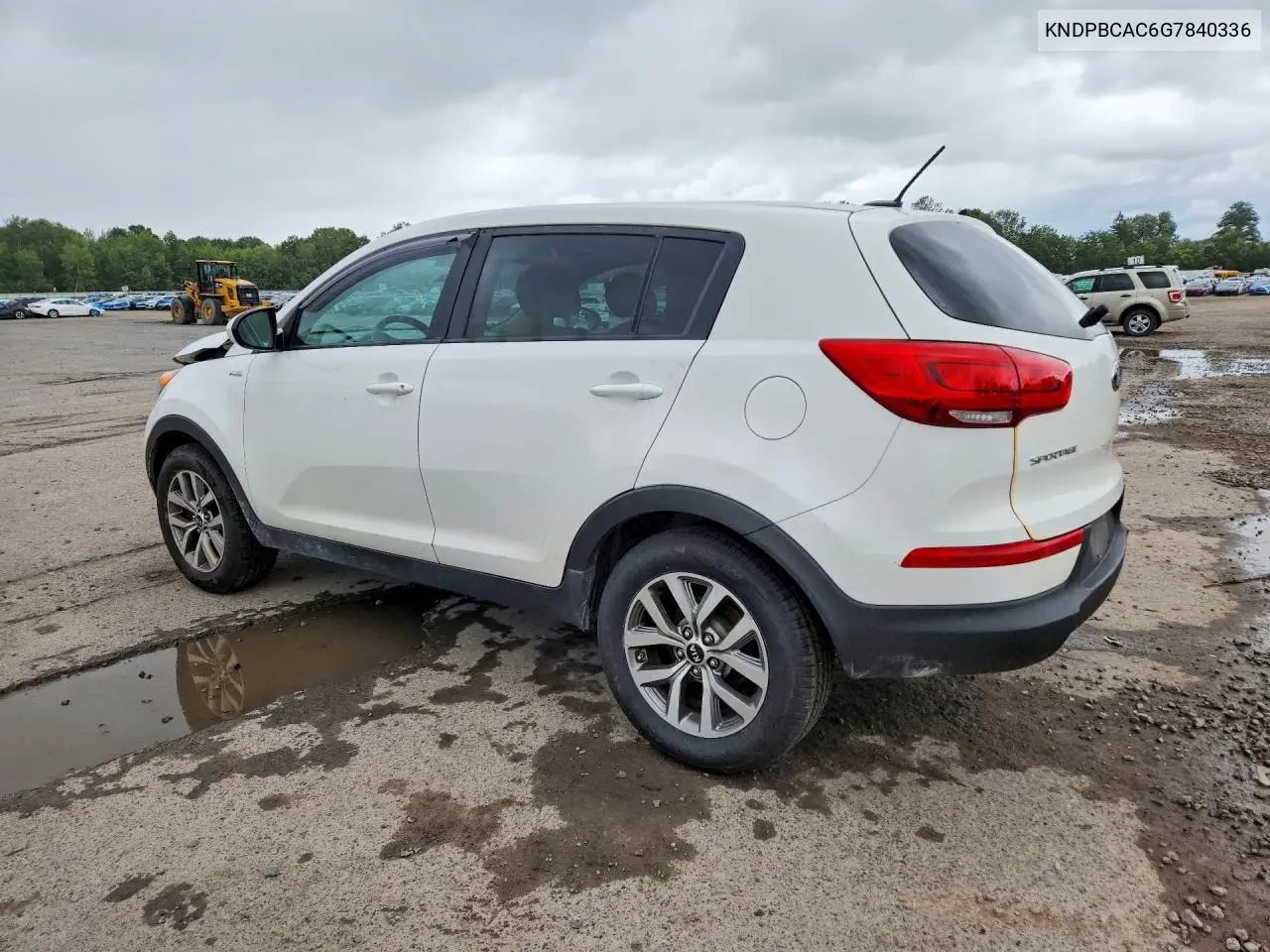2016 Kia Sportage Lx VIN: KNDPBCAC6G7840336 Lot: 61802886