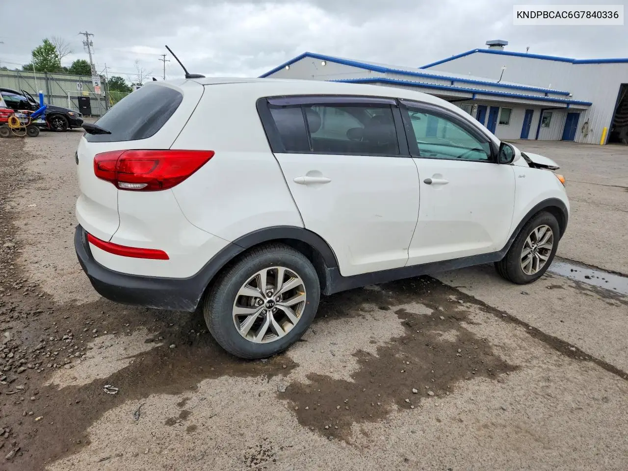 2016 Kia Sportage Lx VIN: KNDPBCAC6G7840336 Lot: 61802886