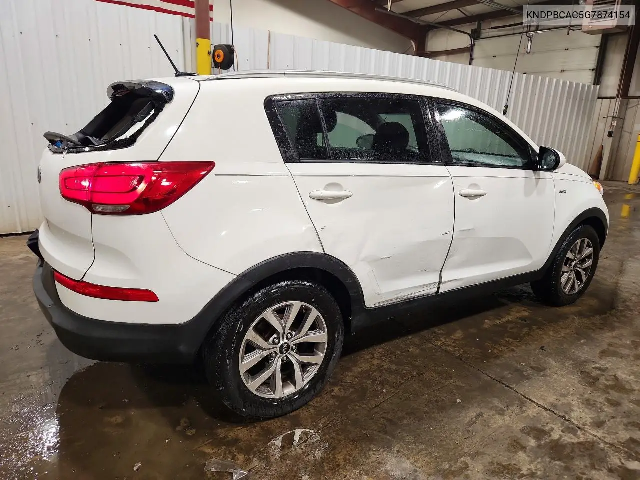 2016 Kia Sportage Lx VIN: KNDPBCAC5G7874154 Lot: 62083196