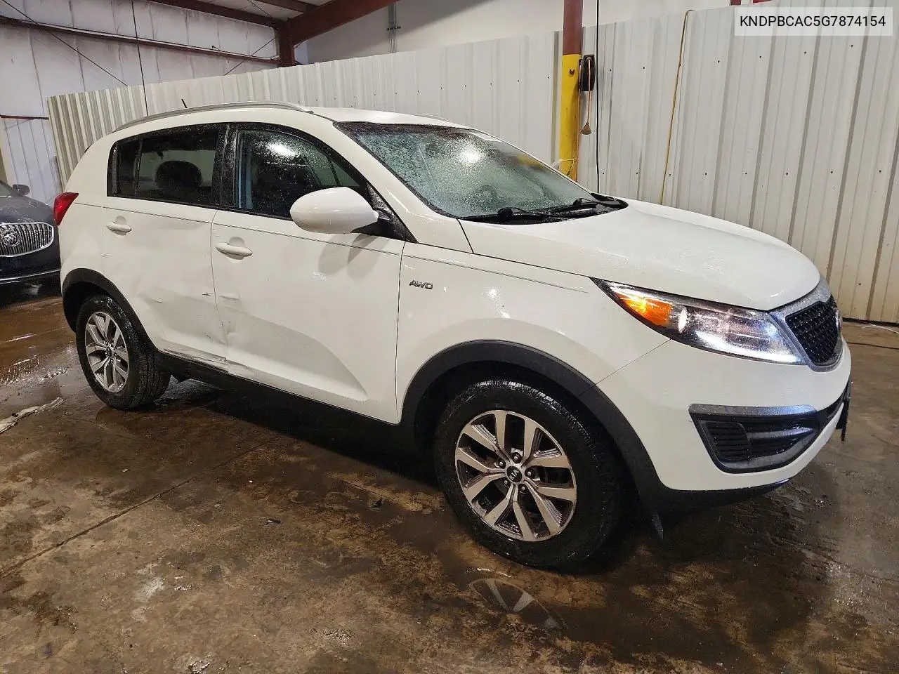 2016 Kia Sportage Lx VIN: KNDPBCAC5G7874154 Lot: 62083196