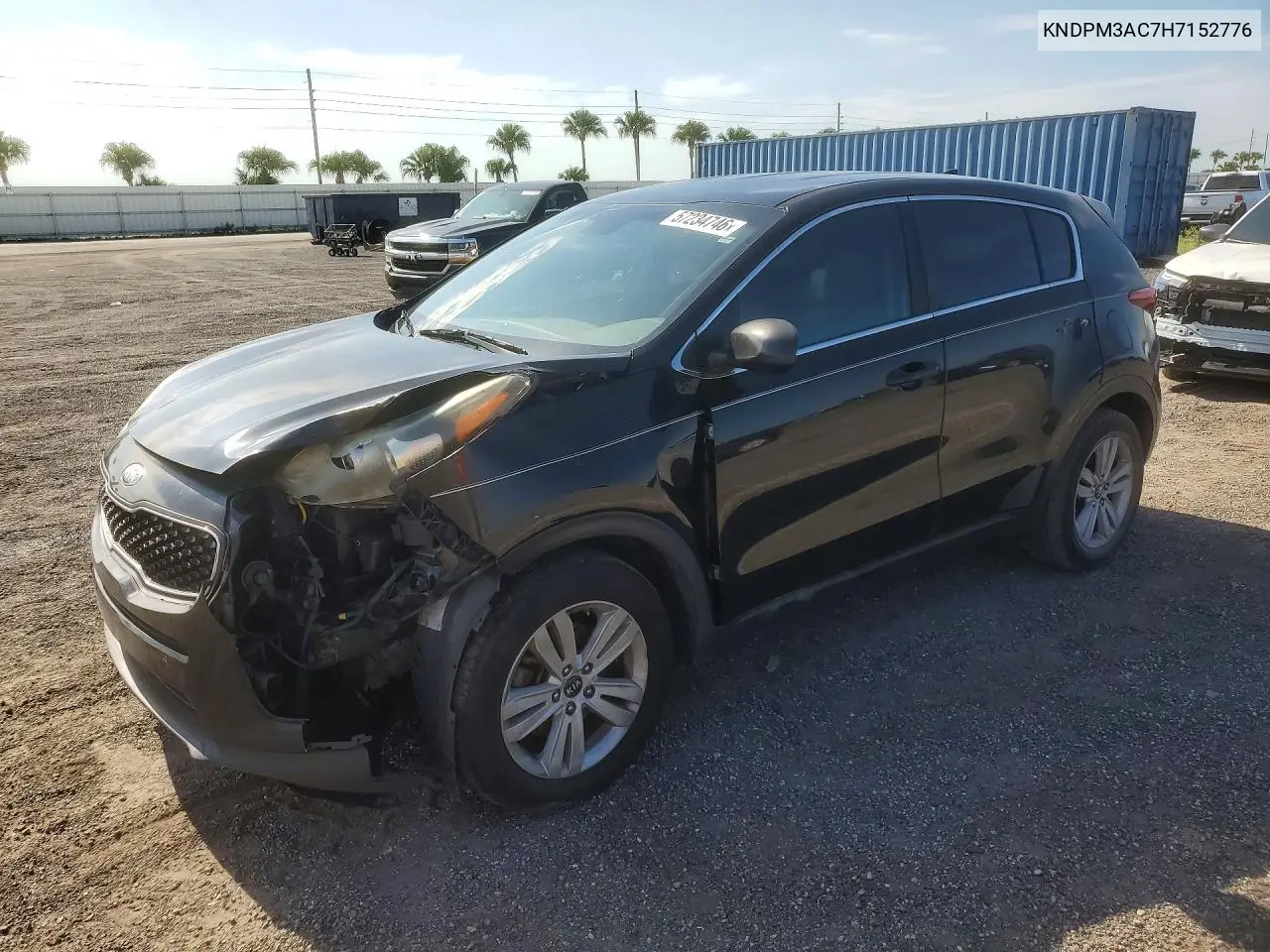 2017 Kia Sportage Lx VIN: KNDPM3AC7H7152776 Lot: 57234746