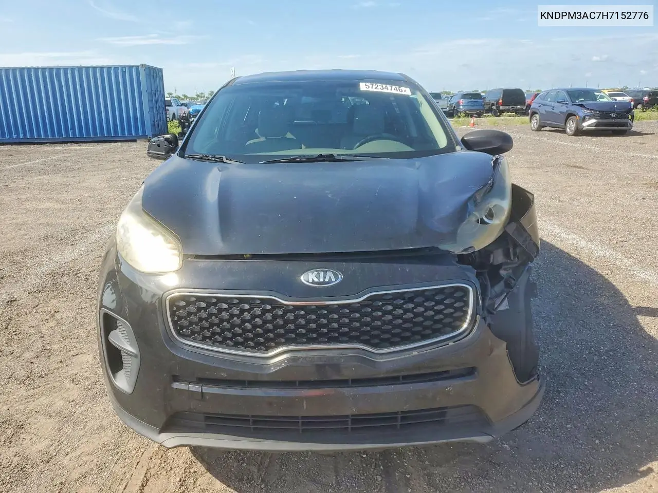 2017 Kia Sportage Lx VIN: KNDPM3AC7H7152776 Lot: 57234746
