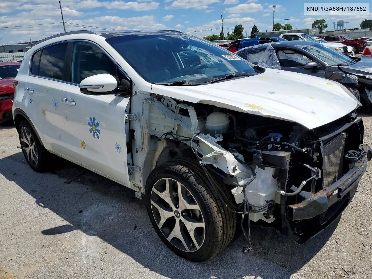 2017 Kia Sportage Sx VIN: KNDPR3A68H7187662 Lot: 57602906