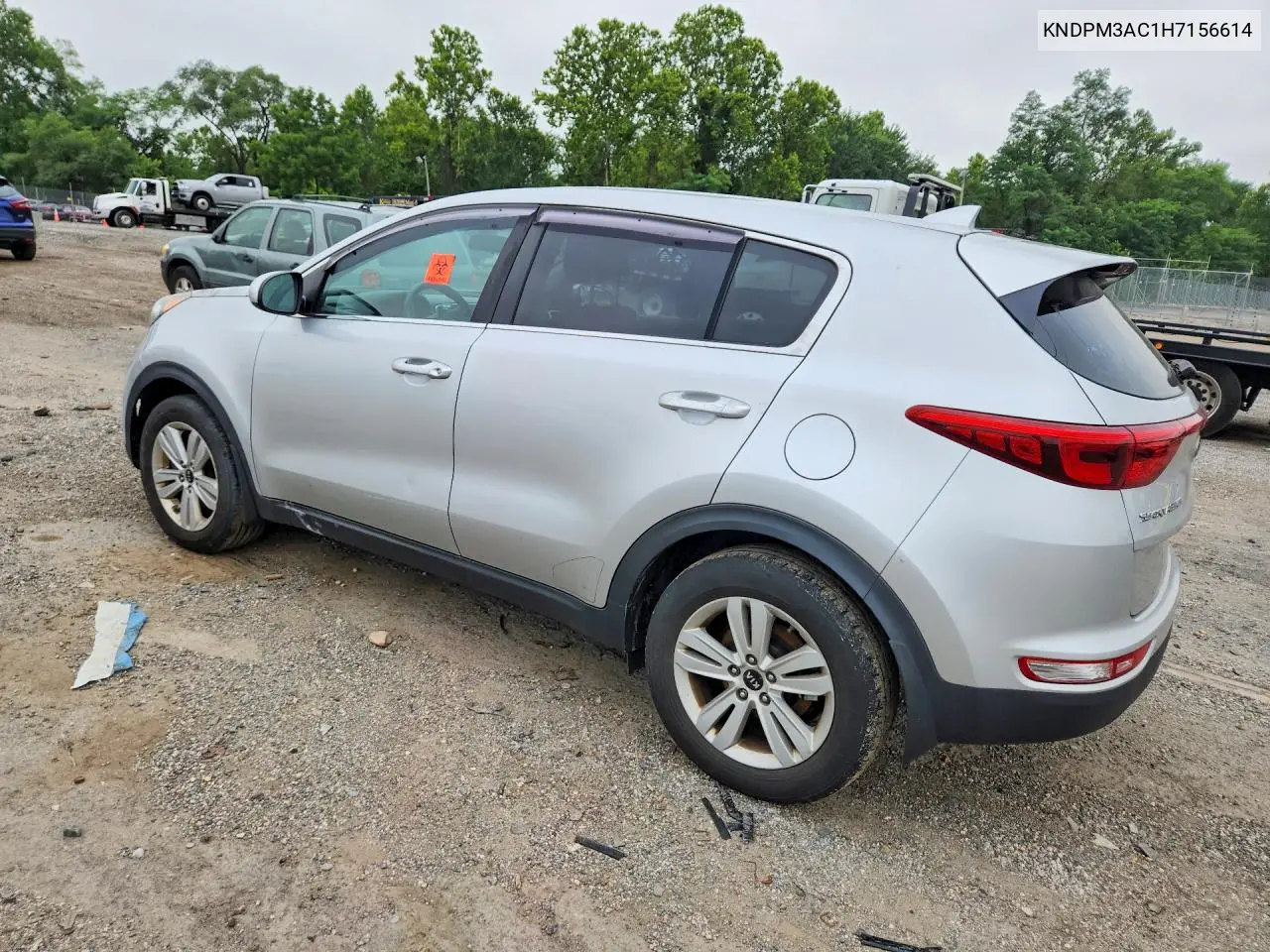 2017 Kia Sportage VIN: KNDPM3AC1H7156614 Lot: 60541326