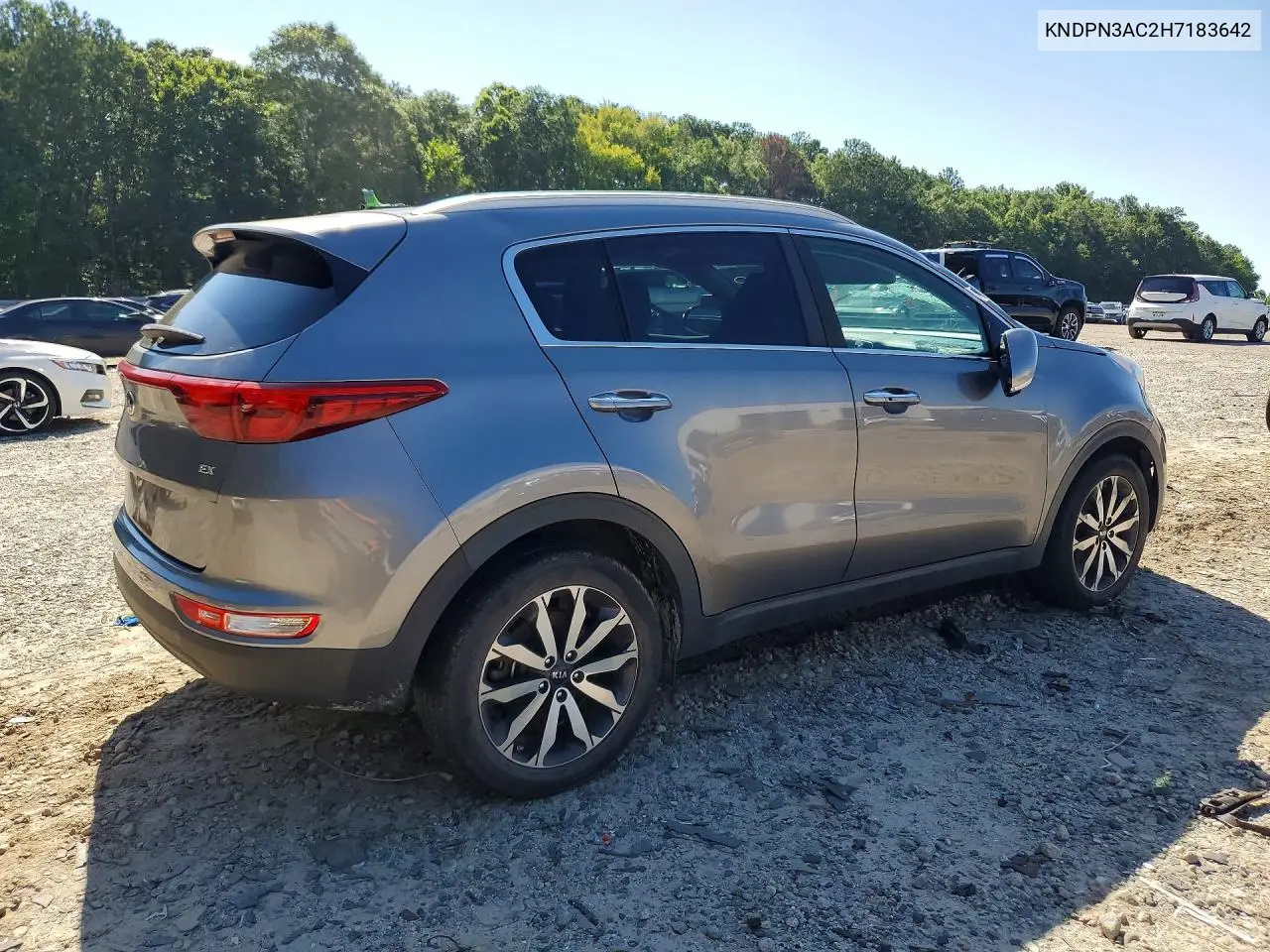2017 Kia Sportage Ex VIN: KNDPN3AC2H7183642 Lot: 60963436