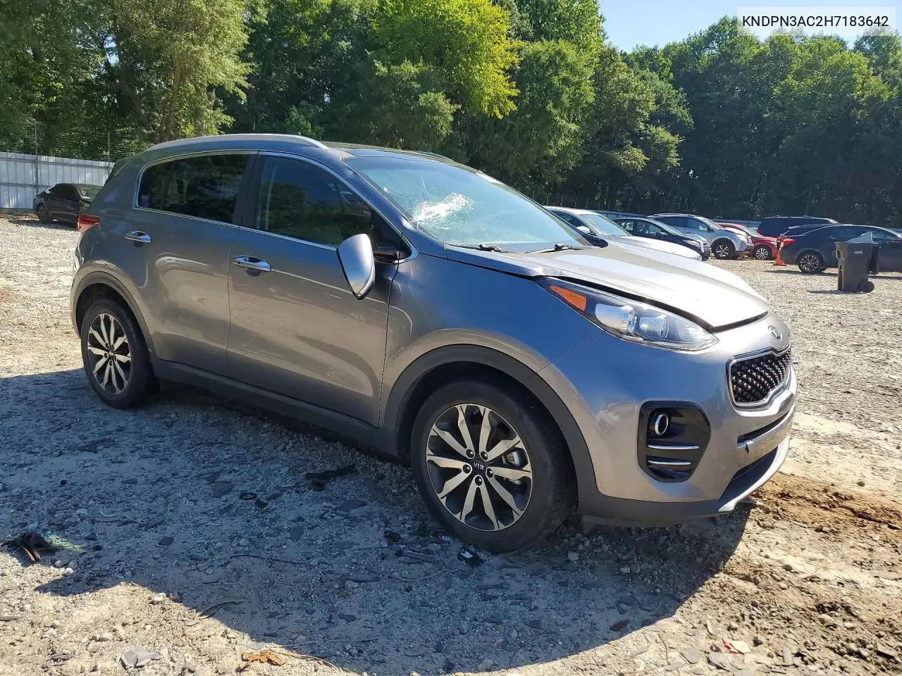 2017 Kia Sportage Ex VIN: KNDPN3AC2H7183642 Lot: 60963436