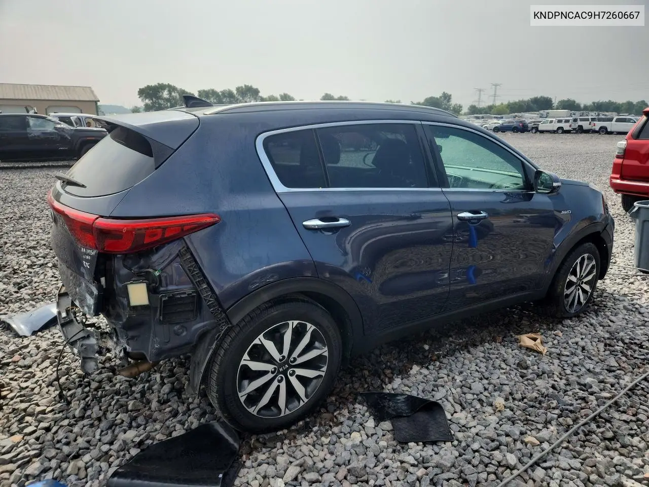 2017 Kia Sportage Ex VIN: KNDPNCAC9H7260667 Lot: 61163476