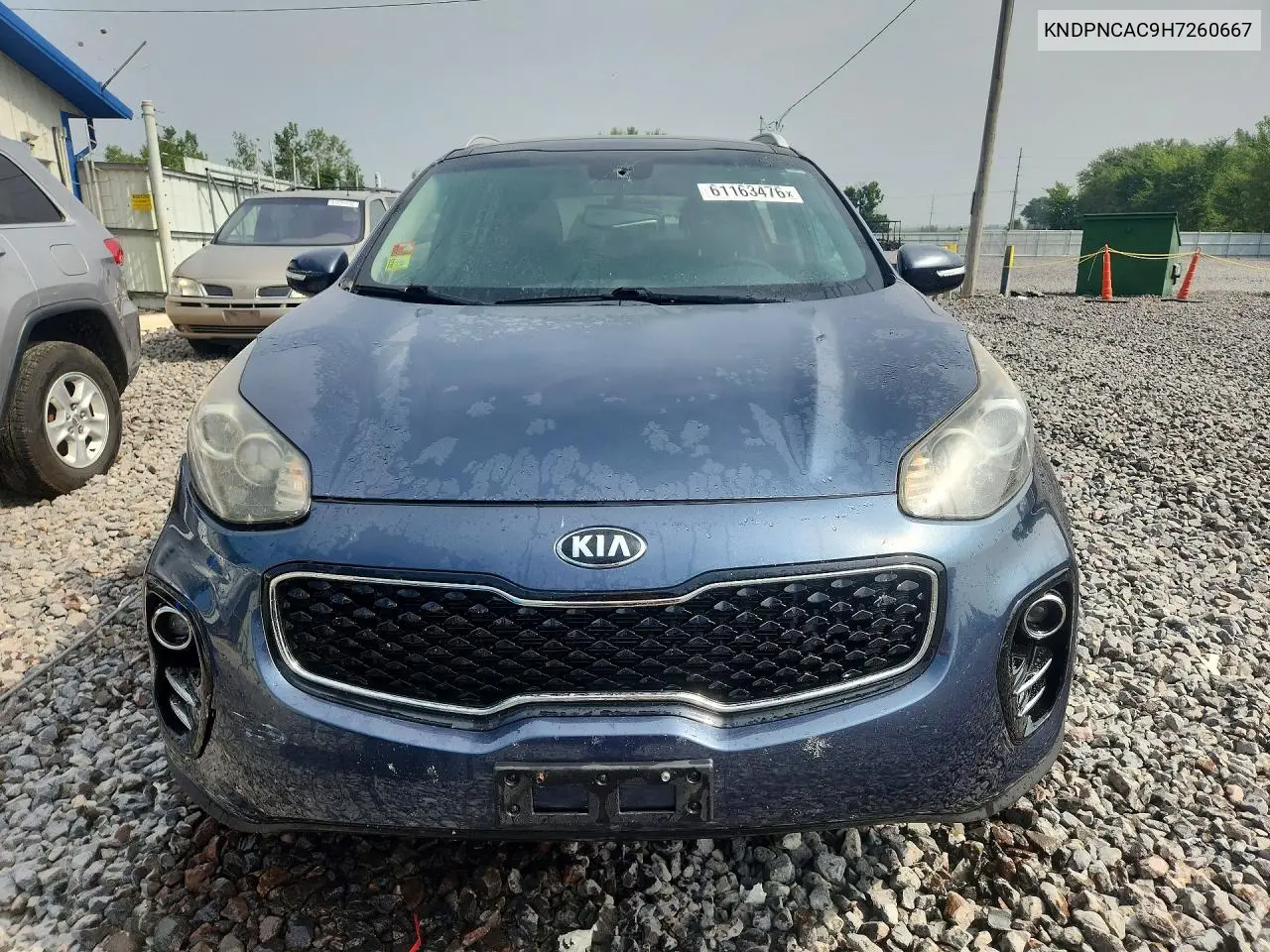 2017 Kia Sportage Ex VIN: KNDPNCAC9H7260667 Lot: 61163476