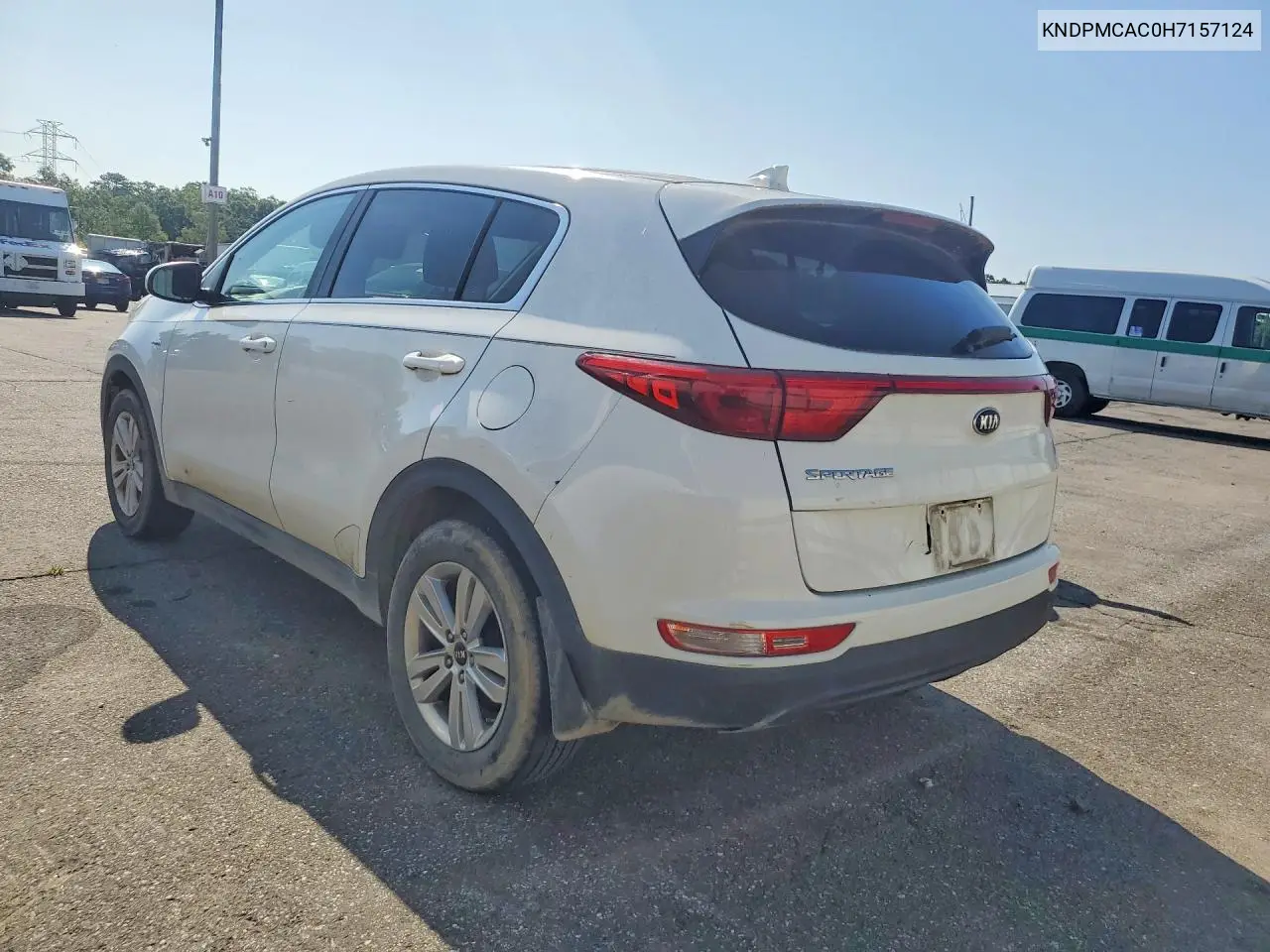 2017 Kia Sportage Lx VIN: KNDPMCAC0H7157124 Lot: 61184416