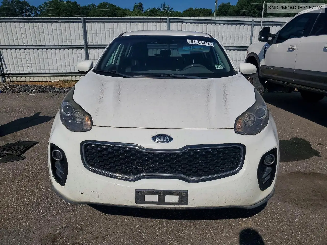 2017 Kia Sportage Lx VIN: KNDPMCAC0H7157124 Lot: 61184416