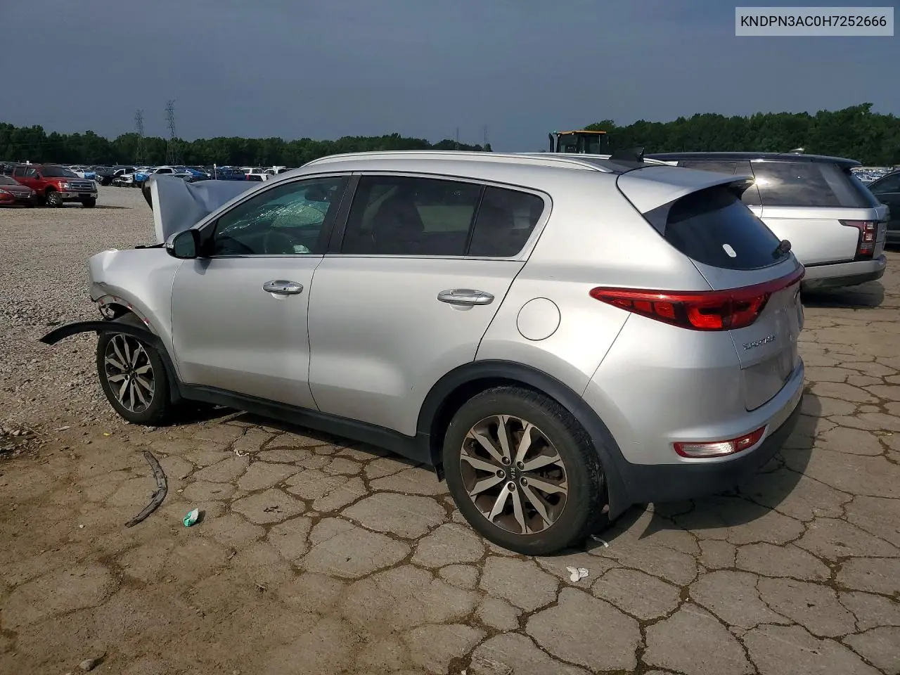 2017 Kia Sportage Ex VIN: KNDPN3AC0H7252666 Lot: 61616246