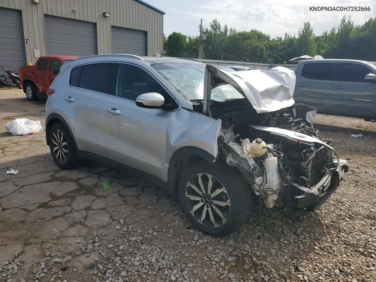 2017 Kia Sportage Ex VIN: KNDPN3AC0H7252666 Lot: 61616246