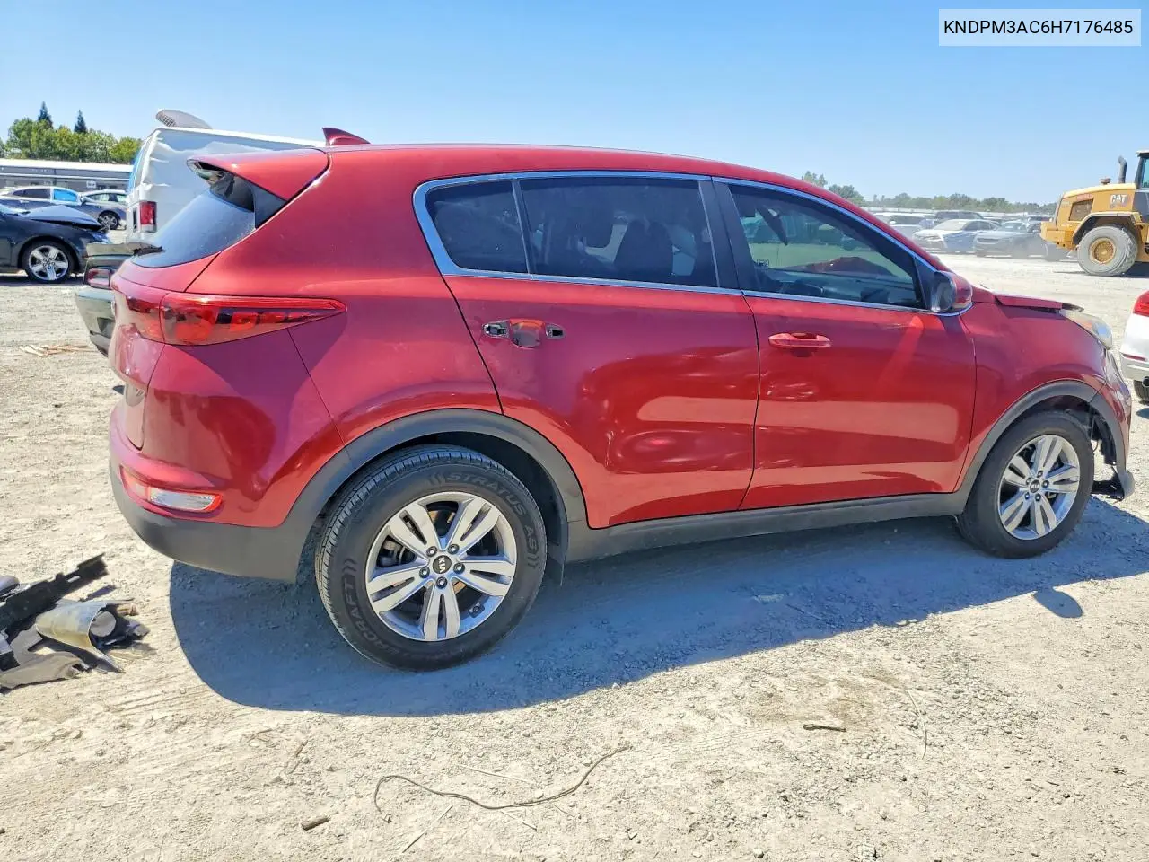 2017 Kia Sportage Lx VIN: KNDPM3AC6H7176485 Lot: 61808476