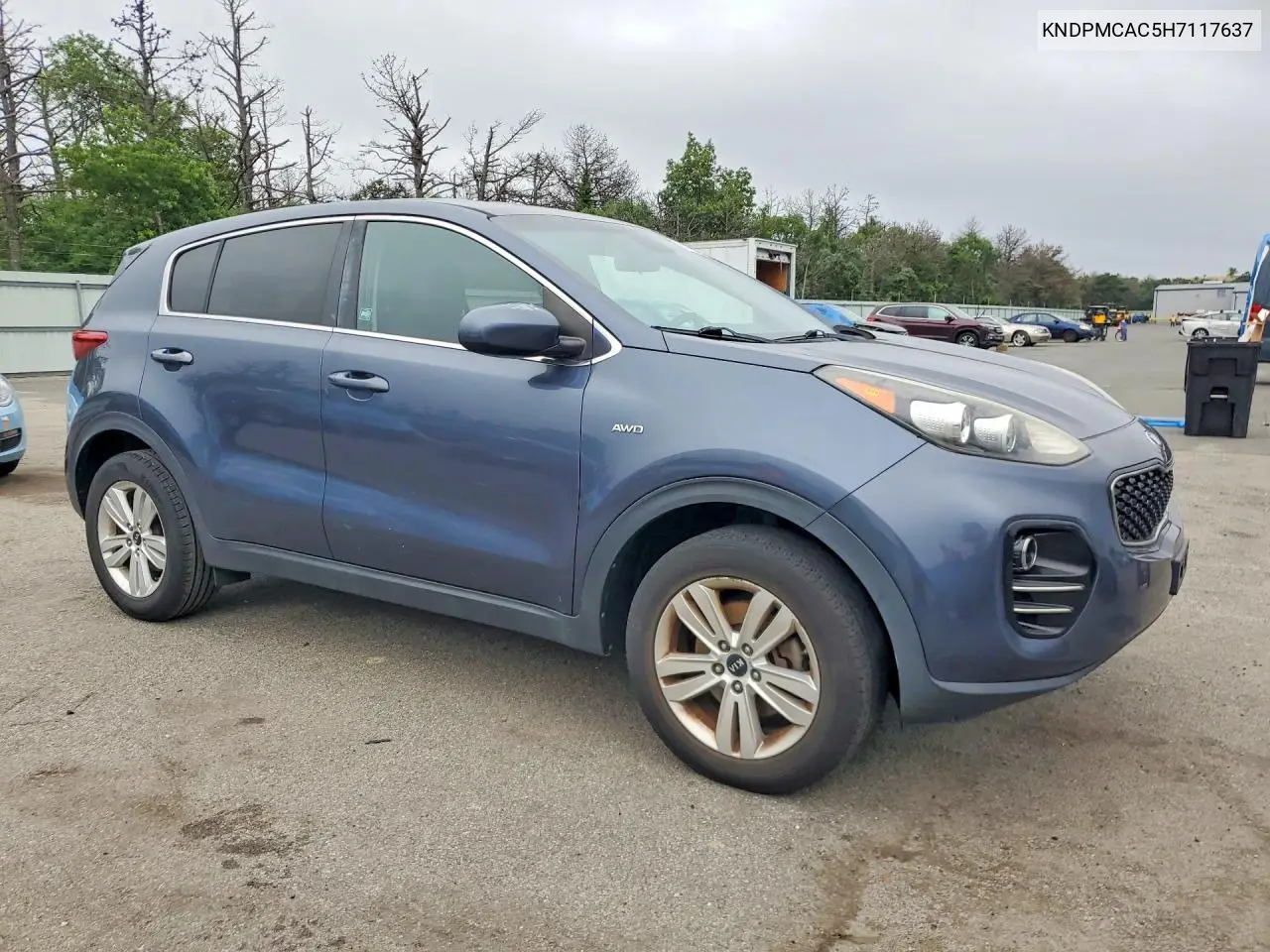 2017 Kia Sportage Lx VIN: KNDPMCAC5H7117637 Lot: 62163216