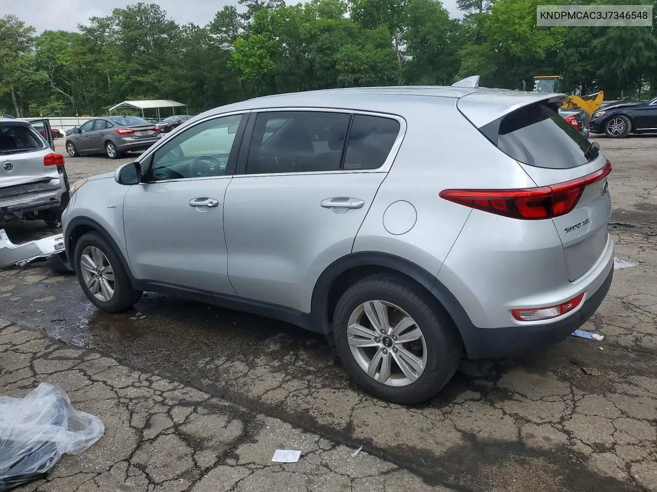 2018 Kia Sportage Lx VIN: KNDPMCAC3J7346548 Lot: 54697946