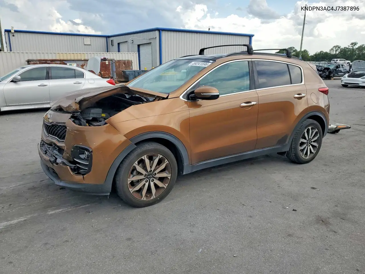 2018 Kia Sportage Ex VIN: KNDPN3AC4J7387896 Lot: 59241596