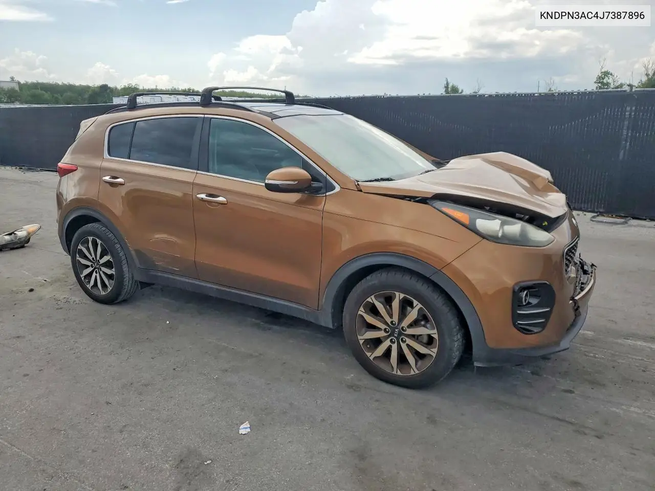 2018 Kia Sportage Ex VIN: KNDPN3AC4J7387896 Lot: 59241596