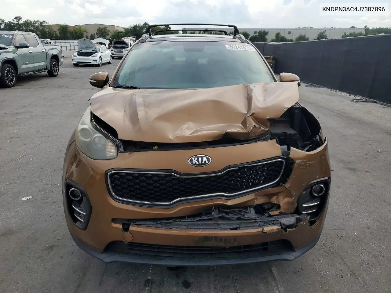 2018 Kia Sportage Ex VIN: KNDPN3AC4J7387896 Lot: 59241596