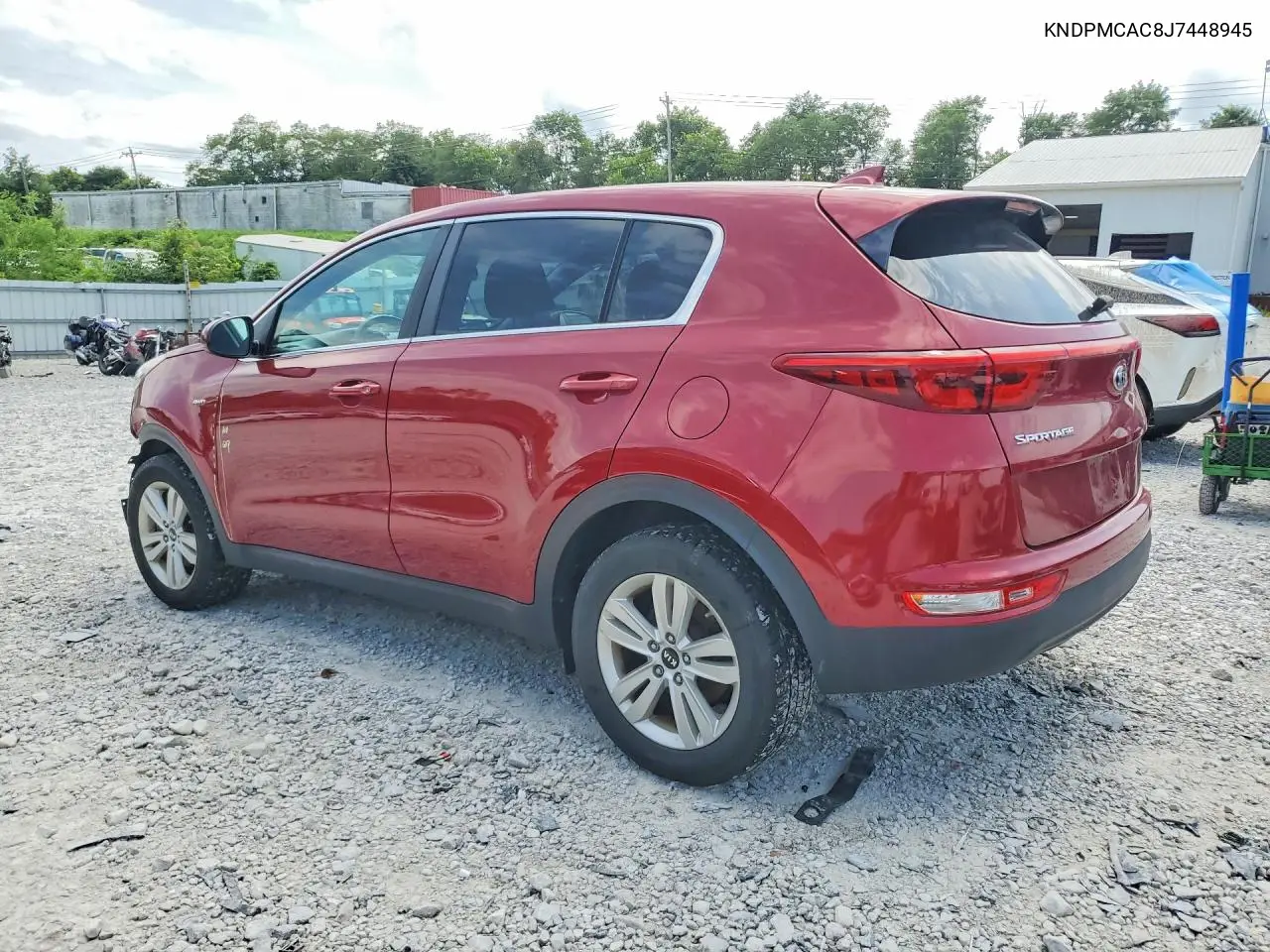 KNDPMCAC8J7448945 2018 Kia Sportage Lx