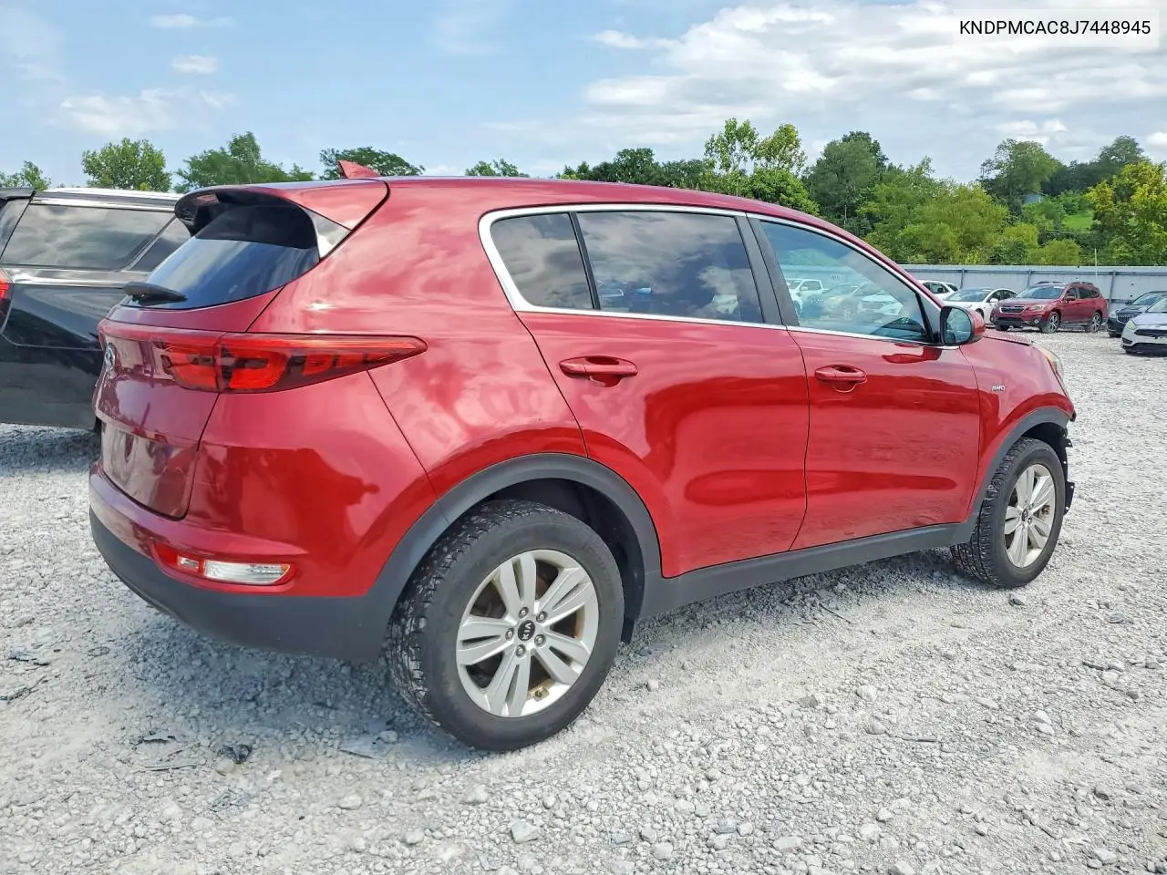 KNDPMCAC8J7448945 2018 Kia Sportage Lx
