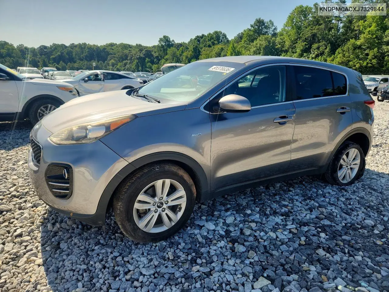 2018 Kia Sportage Lx VIN: KNDPMCACXJ7329844 Lot: 61376636