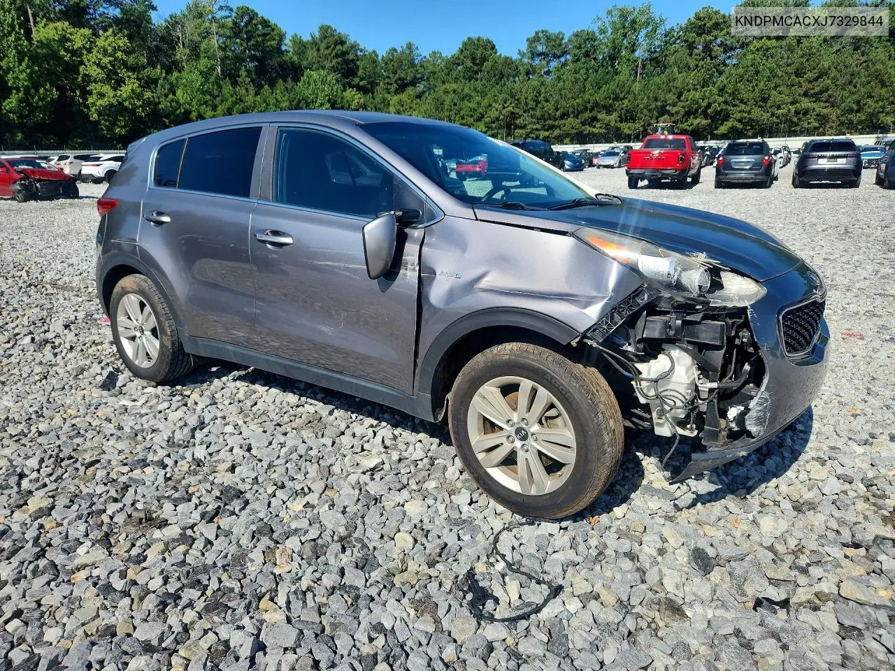 2018 Kia Sportage Lx VIN: KNDPMCACXJ7329844 Lot: 61376636