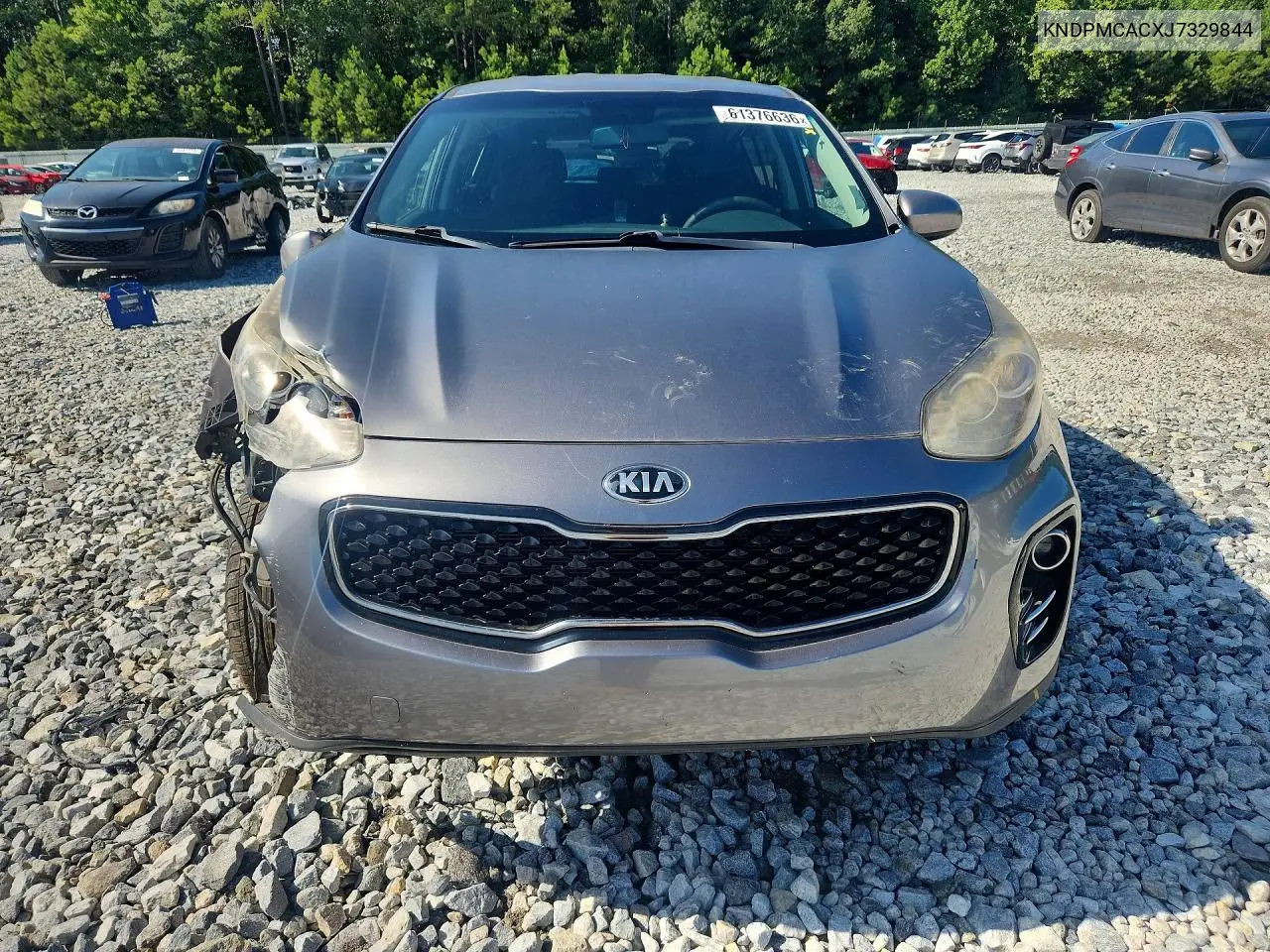 2018 Kia Sportage Lx VIN: KNDPMCACXJ7329844 Lot: 61376636